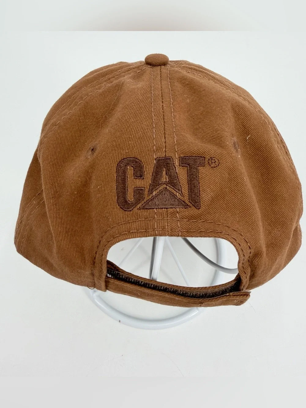 Caterpillar CAT Hat 1925 Patch Cap Brown Baseball Cap Cotton Adjustable Strap